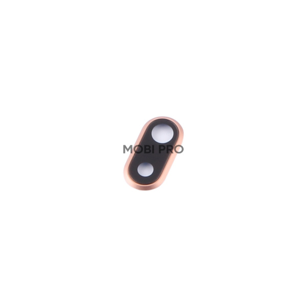 Стекло камеры для iPhone 8 Plus в сборе с рамкой Золото