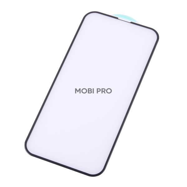 Защитное стекло "Премиум" для iPhone 13 Pro Max/14 Plus Черное (Закалённое+, полное покрытие)