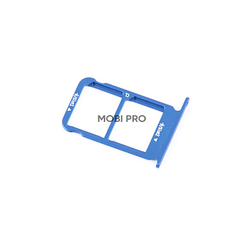 Держатель SIM для Huawei Honor 10 (COL-L29) Синий Держатель SIM для Huawei Honor 10 (COL-L29) Синий