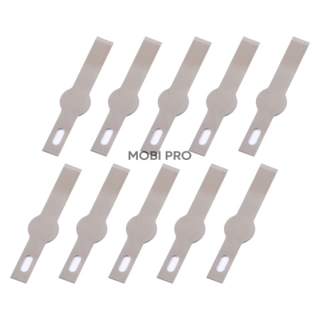 Лезвия для скальпеля №17 (металл, 10 шт.)