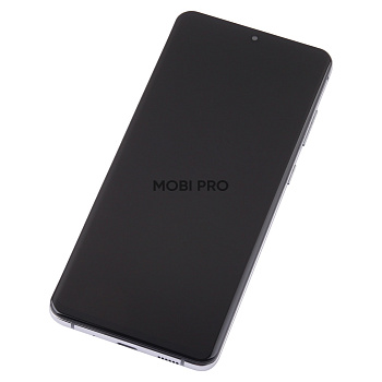 Дисплей для Samsung Galaxy S20+ (G985F) модуль с рамкой Серый - (In-Cell)