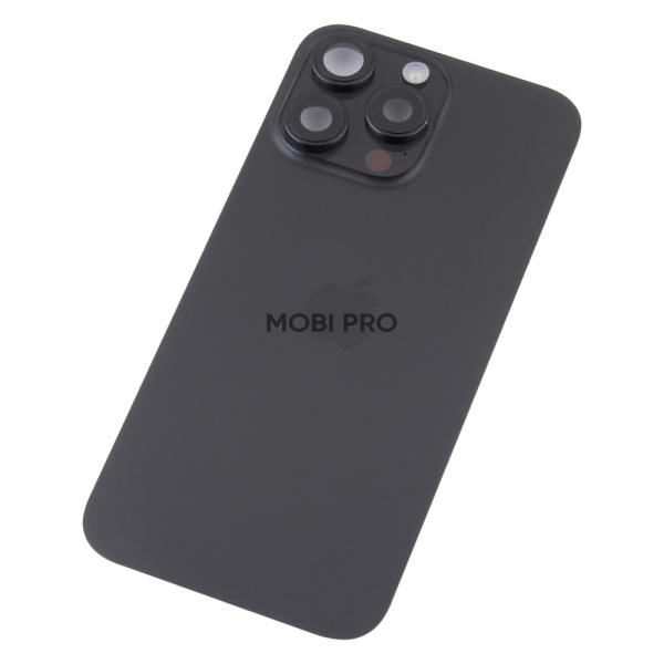 Задняя крышка для iPhone 16 Pro Max в сборе с разбора Черный - OR
