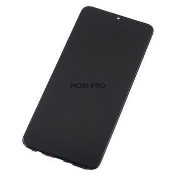 Дисплей для Realme Note 60/60x (RMX3933/RMX3938) модуль с рамкой Черный - OR