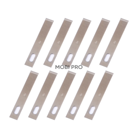 Лезвия для скальпеля №4 (металл, 10 шт.)