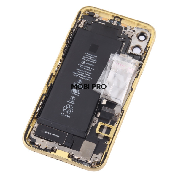 Корпус для iPhone 11 в сборе со шлейфами с разбора Желтый (возможен дефект ЛКП) - OR Корпус для iPhone 11 в сборе со шлейфами с разбора Желтый (возможен дефект ЛКП) - OR