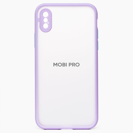 Чехол-накладка - PC041 для "Apple iPhone X/iPhone XS" (light violet/white)