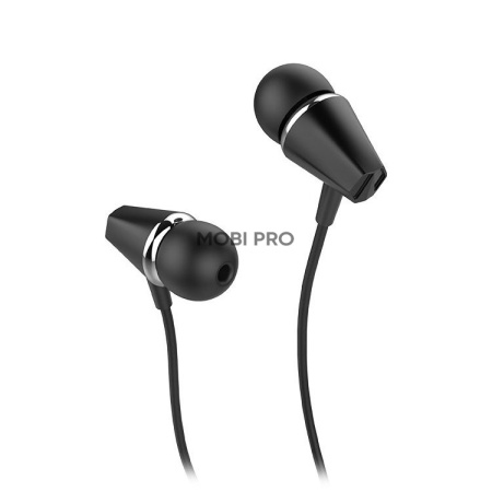 Проводные наушники с микрофоном внутриканальные Hoco M34 Honor music universal, 3.5 Jack (black)