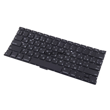 Клавиатура для ноутбука Apple Macbook A1369 2011+, с подсветкой, плоский Enter Черная Клавиатура для ноутбука Apple Macbook A1369 2011+, с подсветкой, плоский Enter Черная