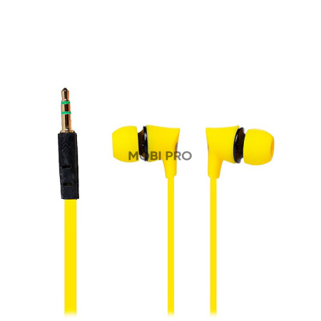 Проводные наушники внутриканальные Music Level ML-400, 3.5 Jack (yellow)