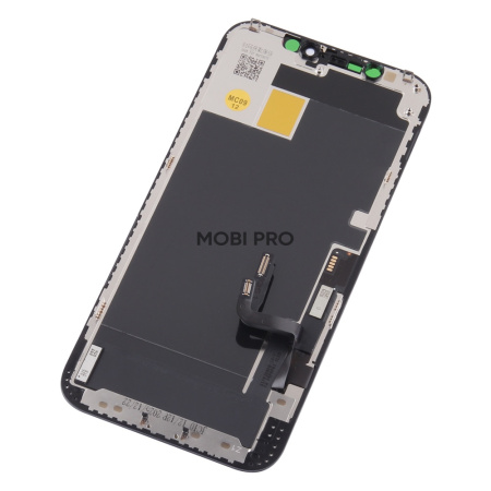 Дисплей для iPhone 12/12 Pro в сборе с тачскрином Черный - JCID (Hard OLED, Full HD) (с верификацией = с привязкой без ошибки)