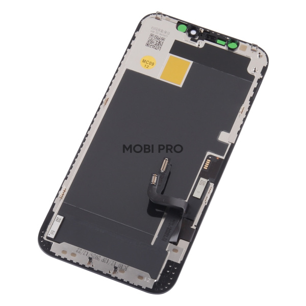 Дисплей для iPhone 12/12 Pro в сборе с тачскрином Черный - JCID (Hard OLED, Full HD) (с верификацией = с привязкой без ошибки)