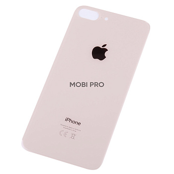 Задняя крышка для iPhone 8 Plus с увелич.вырезом под камеру Золото - OR Задняя крышка для iPhone 8 Plus с увелич.вырезом под камеру Золото - OR