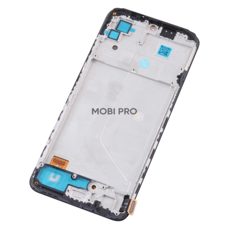 Дисплей для Xiaomi Redmi Note 10/10S/Poco M5s (M2101K7AG/M2101K7BNY/M2102K7AG/2207117BPG) модуль с рамкой Черный - (OLED)