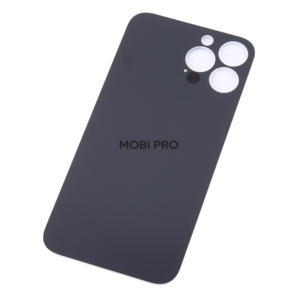 Задняя крышка для iPhone 13 Pro Max Белый (стекло, широкий вырез под камеру, логотип) - Премиум Задняя крышка для iPhone 13 Pro Max Белый (стекло, широкий вырез под камеру, логотип) - Премиум