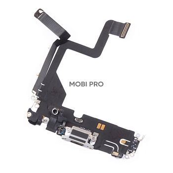 Шлейф для iPhone 14 Pro на системный разъем/микрофон Белый - OR