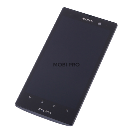 Дисплей с тачскрином Sony Xperia ion LT28 сервисный оригинал черный (black)