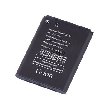 АКБ для Nokia 6060/3220/3230/5070/5140/5200/5300/5320/5500 (BL-5B) АКБ для Nokia 6060/3220/3230/5070/5140/5200/5300/5320/5500 (BL-5B)