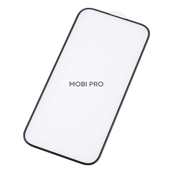 Защитное стекло "Оптима" для iPhone 16 Pro/17 Черный (Закалённое, полное покрытие)