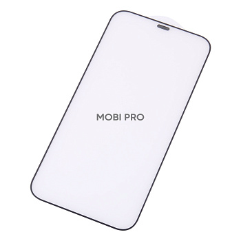 Защитное стекло с сеткой динамика для iPhone 12 Pro Max Черный