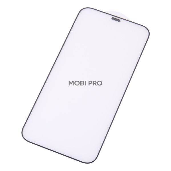 Защитное стекло с сеткой динамика для iPhone 12 Pro Max Черный