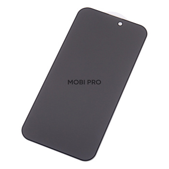 Защитное стекло "Антишпион" для iPhone 14 Pro Max Черный (Закалённое, полное покрытие) Защитное стекло "Антишпион" для iPhone 14 Pro Max Черный (Закалённое, полное покрытие)