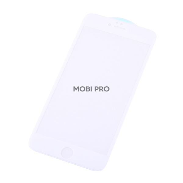 Защитное стекло "Оптима" для iPhone 6 Plus/6S Plus Белое (Закалённое, полное покрытие)
