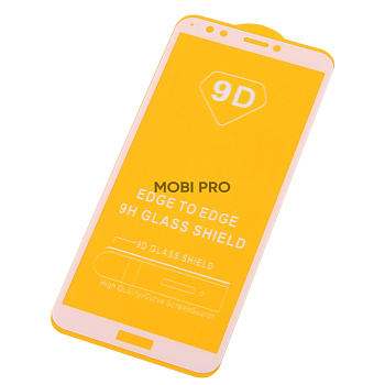 Защитное стекло "Полное покрытие" для Huawei Honor 7C Pro Белое Защитное стекло "Полное покрытие" для Huawei Honor 7C Pro Белое