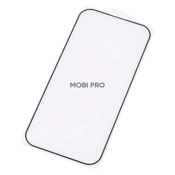 Защитное стекло "Матовое" для iPhone 16 Pro/17 Черный (Закалённое, полное покрытие)