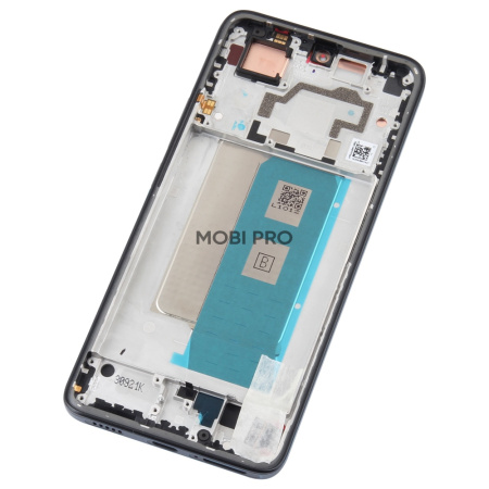 Дисплей для Xiaomi Poco F5 Pro (23013PC75G) модуль с рамкой Черный - OR (SP)