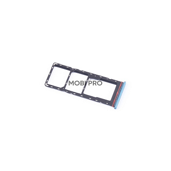 Держатель SIM для Tecno Spark Go 2022/6 Go (KG5m/KE5) Синий Держатель SIM для Tecno Spark Go 2022/6 Go (KG5m/KE5) Синий
