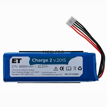 АКБ для JBL Charge 2/Charge 2+/Charge 3 2015 (CS-JML310SL) (прямая полярность) АКБ для JBL Charge 2/Charge 2+/Charge 3 2015 (CS-JML310SL) (прямая полярность)
