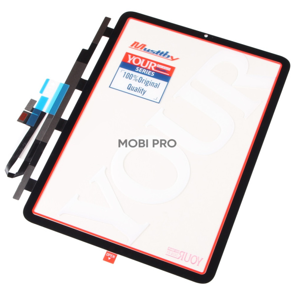 Стекло для переклейки MUSTTBY iPad Pro 11 2022 (4 Gen) в сборе с тачскрином и OCA 100% Черный