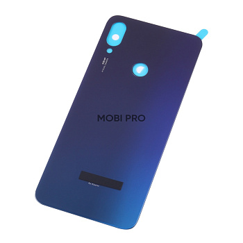 Задняя крышка для Xiaomi Redmi Note 7/7 Pro Синий - Премиум Задняя крышка для Xiaomi Redmi Note 7/7 Pro Синий - Премиум