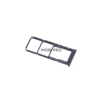 Держатель SIM для Samsung Galaxy M12 (M127F) Черный Держатель SIM для Samsung Galaxy M12 (M127F) Черный