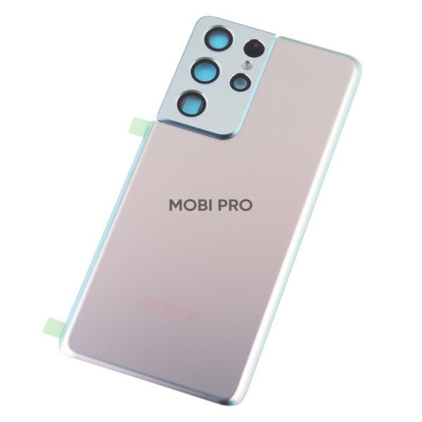 Задняя крышка для Samsung Galaxy S21 Ultra (G998B) Серебро - OR Задняя крышка для Samsung Galaxy S21 Ultra (G998B) Серебро - OR