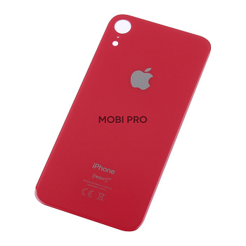 Задняя крышка для iPhone XR с увелич.вырезом под камеру Красный - OR Задняя крышка для iPhone XR с увелич.вырезом под камеру Красный - OR