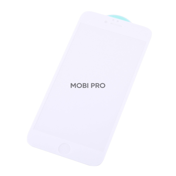 Защитное стекло "Стандарт" для iPhone 6 Plus/6S Plus Белый (Полное покрытие)