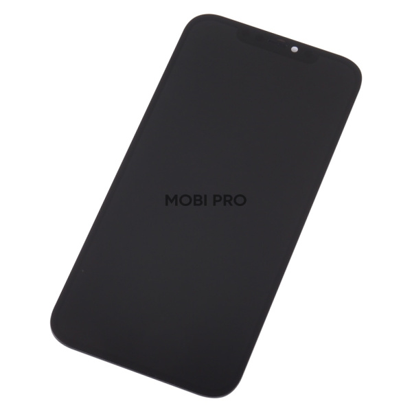 Дисплей для iPhone 12 Pro Max в сборе с тачскрином Черный - (Hard OLED, Full HD) (с верификацией = с привязкой без ошибки)