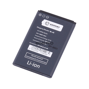 АКБ для Nokia 6100/1202/1661/2220S/2650/2690/5100/6101/6125 (BL-4C) - Battery Collection (Премиум) АКБ для Nokia 6100/1202/1661/2220S/2650/2690/5100/6101/6125 (BL-4C) - Battery Collection (Премиум)