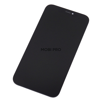 Дисплей для iPhone Xr совместимый с корпусом iPhone 13/14 в сборе с тачскрином Черный - Оптима