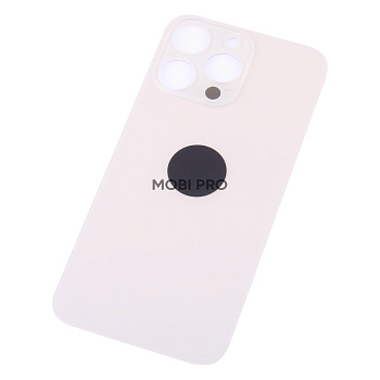 Задняя крышка для iPhone 14 Pro Max Золото (стекло, широкий вырез под камеру, логотип) Задняя крышка для iPhone 14 Pro Max Золото (стекло, широкий вырез под камеру, логотип)