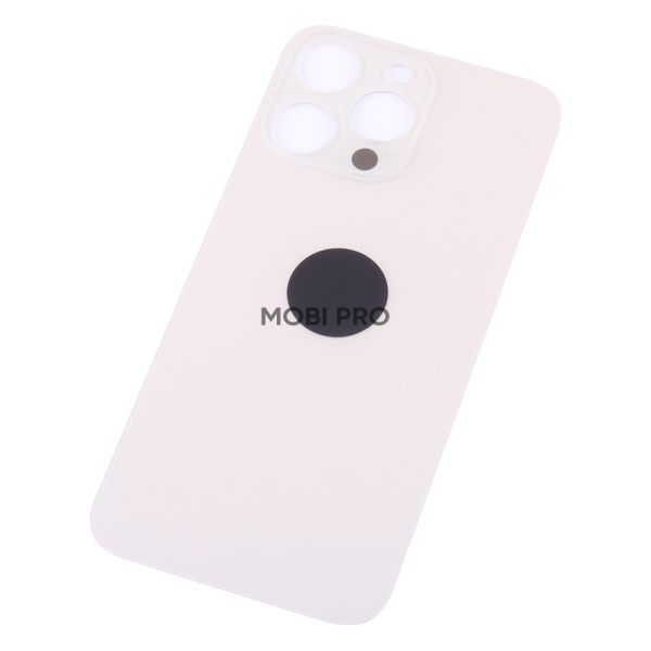 Задняя крышка для iPhone 14 Pro Max Золото (стекло, широкий вырез под камеру, логотип) Задняя крышка для iPhone 14 Pro Max Золото (стекло, широкий вырез под камеру, логотип)