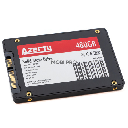 Внутренний SSD накопитель Azerty Bory R500 480GB (SATA III, 2.5", NAND 3D TLC)