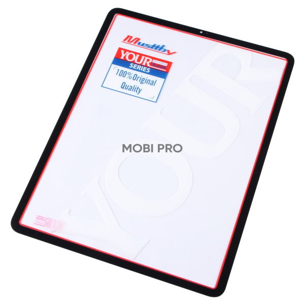 Стекло для переклейки MUSTTBY iPad Pro 12.9 4 Gen в сборе с OCA Черный
