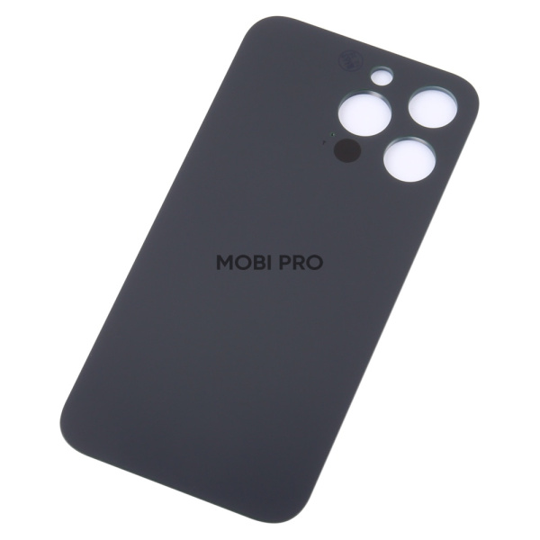Задняя крышка для iPhone 13 Pro Зеленый (стекло, узкий вырез под камеру, логотип) - Премиум