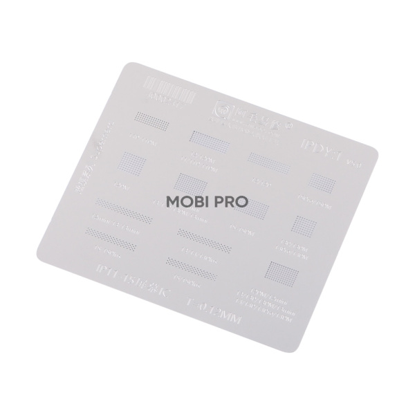 BGA трафарет Amaoe (IPDY1) для дисплеев iPhone 11/11 Pro/11 Pro Max/12/12 mini/12 Pro/12 Pro Max/12/12 mini/13 Pro/13 Pro Max/14/14 Plus/14 Pro/14 Pro BGA трафарет Amaoe (IPDY1) для дисплеев iPhone 11/11 Pro/11 Pro Max/12/12 mini/12 Pro/12 Pro Max/12/12 mini/13 Pro/13 Pro Max/14/14 Plus/14 Pro/14 Pro