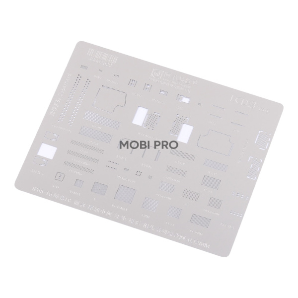 BGA трафарет Amaoe (LCD:3, V6.0) для дисплеев и Face ID iPhone X/XR/Xs/Xs Max/11/11 Pro/11 Pro Max/12/12 mini/12 Pro/12 Pro Max/12/12 mini/13 Pro/13 Pro Max/14/14 Plus/14 Pro/14 Pro Max/15/15 Plus/15 Pro/15 Pro Max