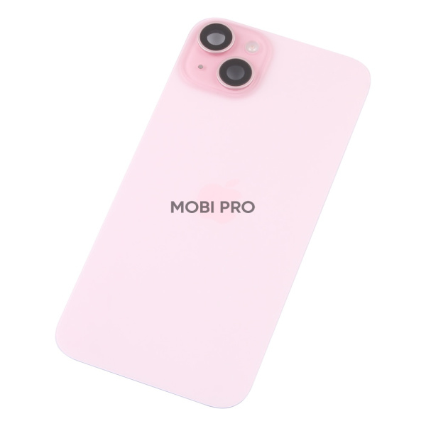 Задняя крышка для iPhone 15 Plus в сборе с разбора Розовый - OR