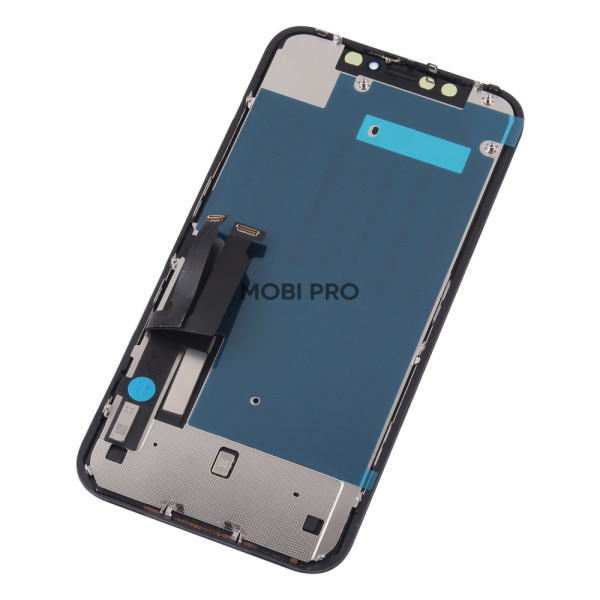 Дисплей для iPhone Xr совместимый с корпусом iPhone 13/14 в сборе с тачскрином Черный - Оптима