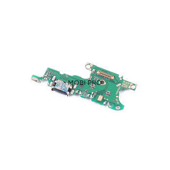 Шлейф для Huawei Honor X8a (CRT-LX1) плата на системный разъем/микрофон